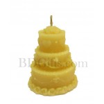 Cake shape candle