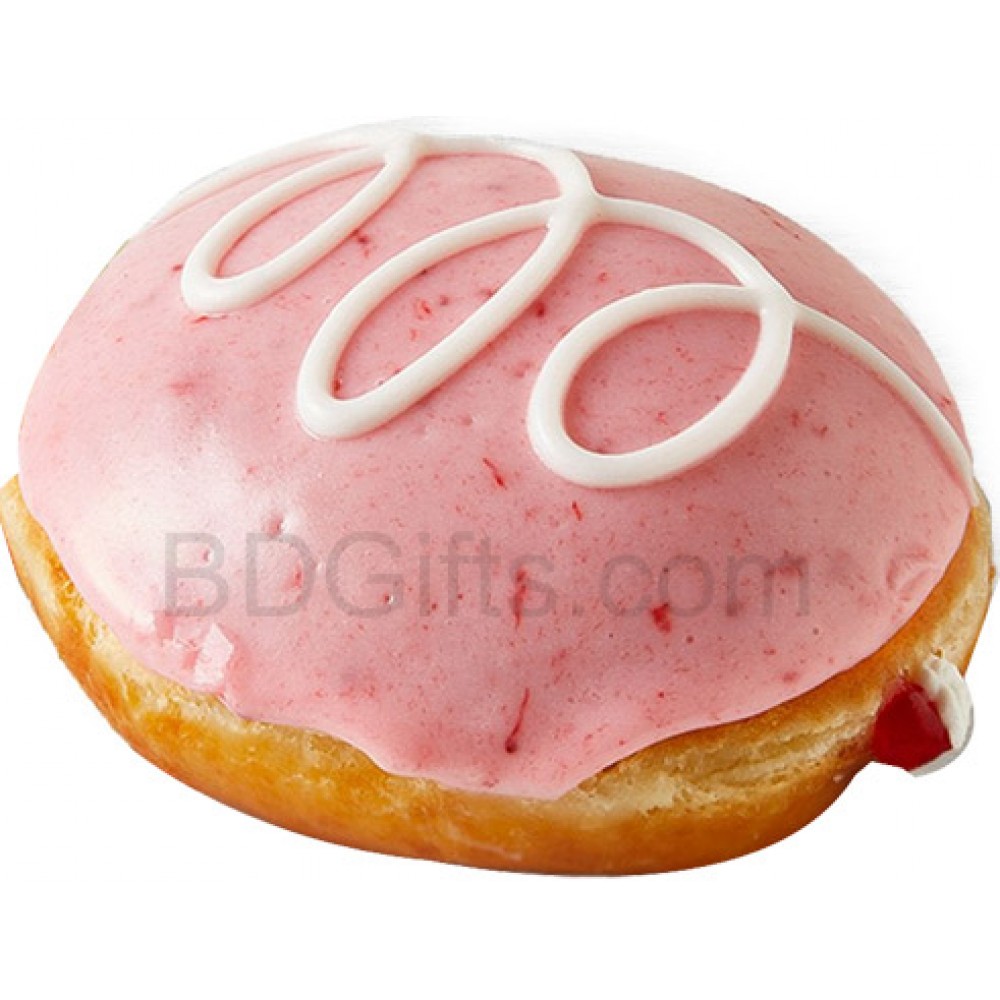 Single Strawberry cream doughnut