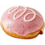 Single Strawberry cream doughnut