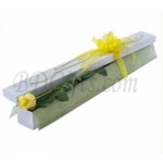 1 pc imported yellow rose in box