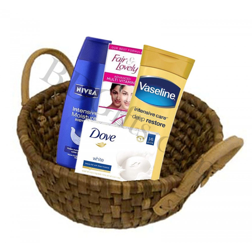 Mix cosmetics basket