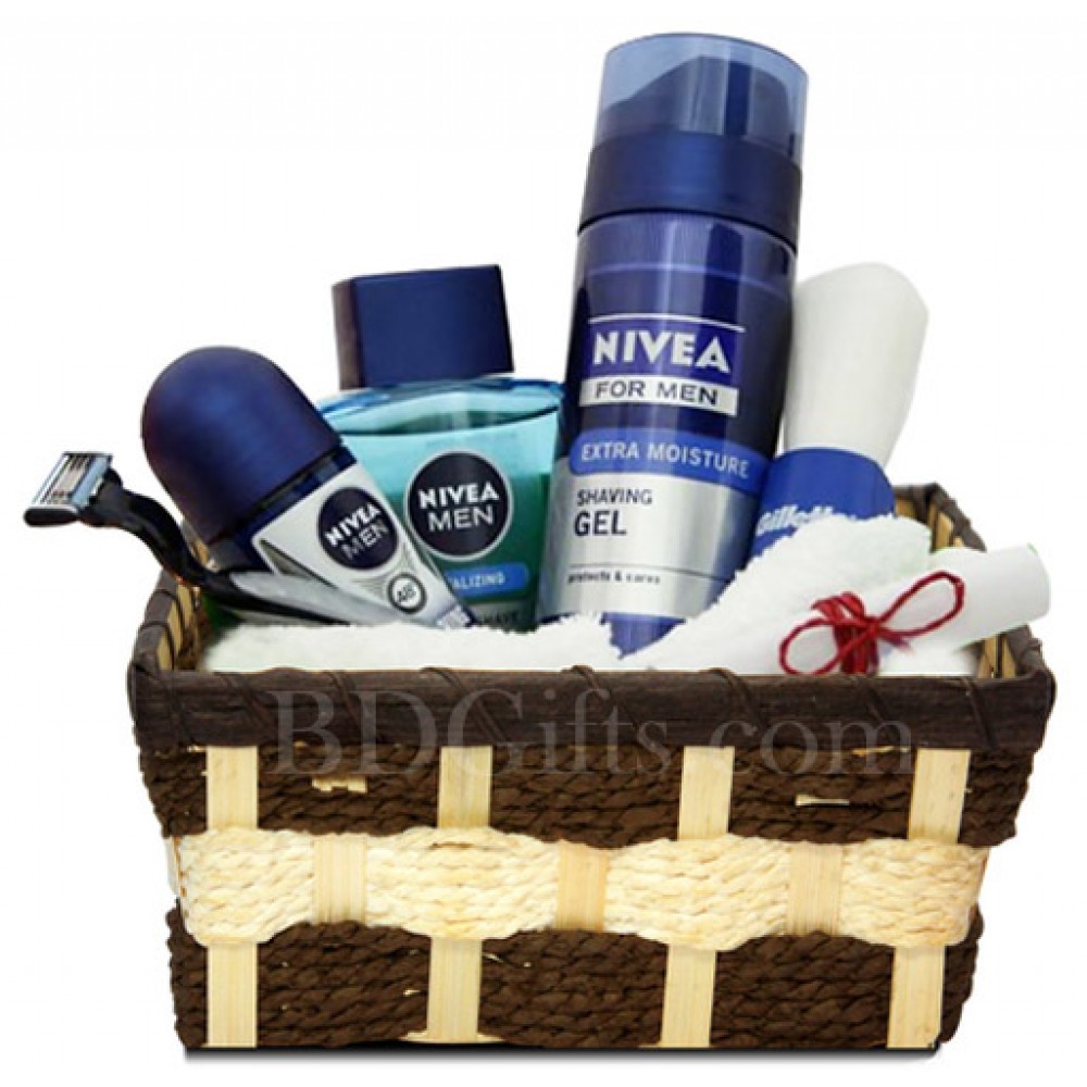Exclusive Men's skin care product basket