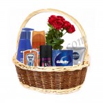 Attractive mens gift basket