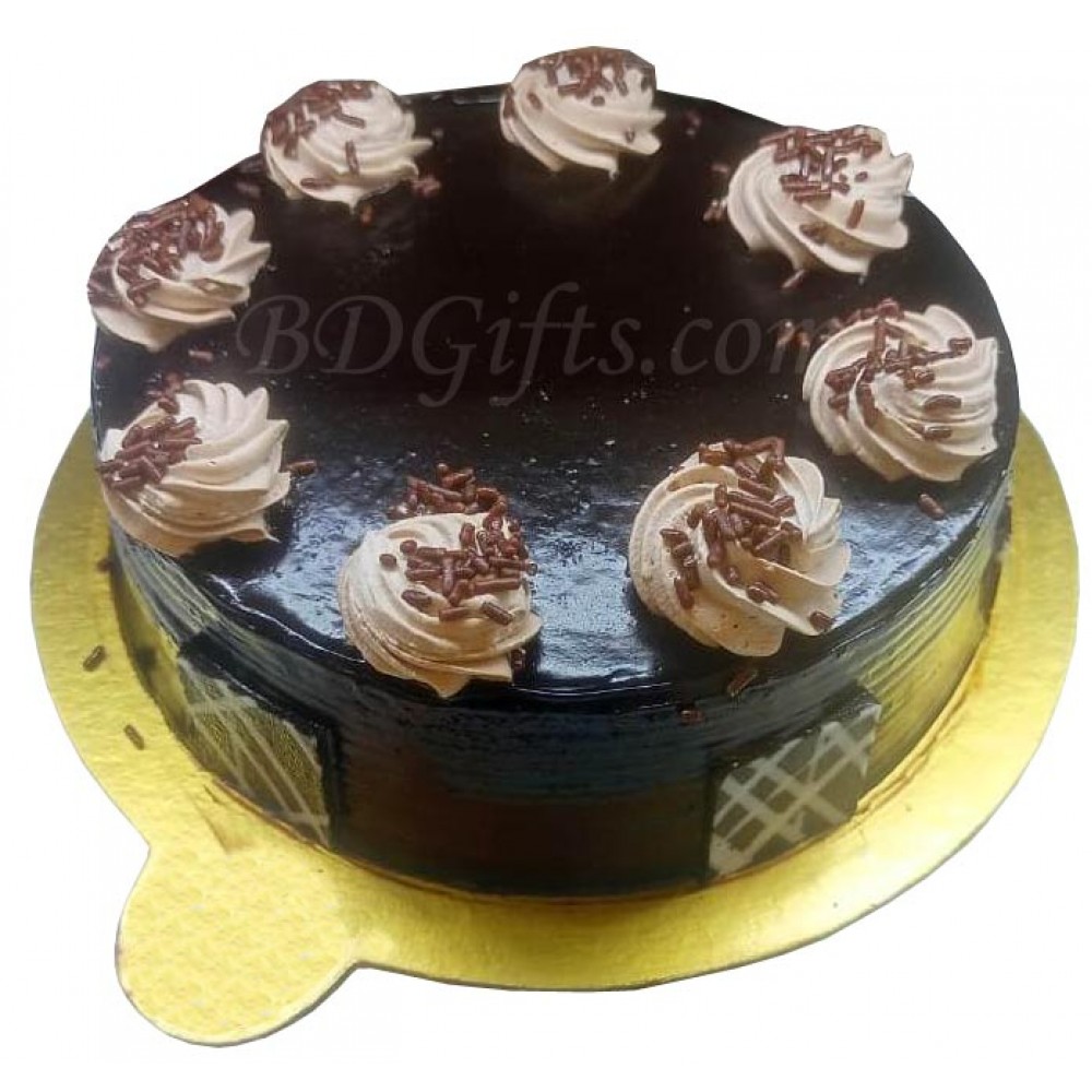 2 Pounds Special black forest round cake 