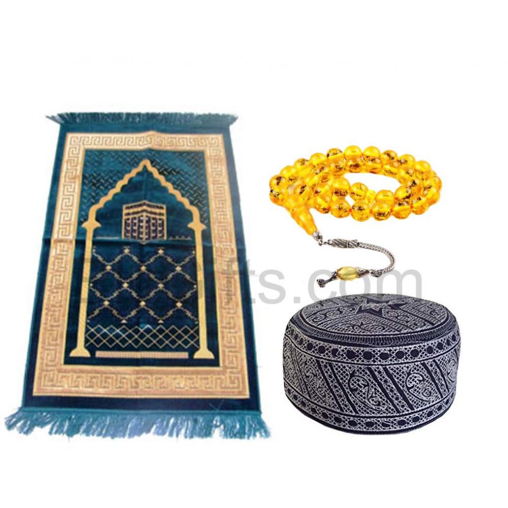Jainamaj with tupi and tasbih
