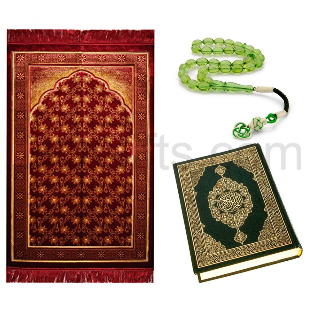 Jainamaj with tasbih and quran sharif