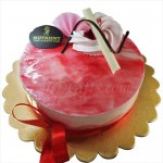 Half Kg Strawberry Mousse Cake