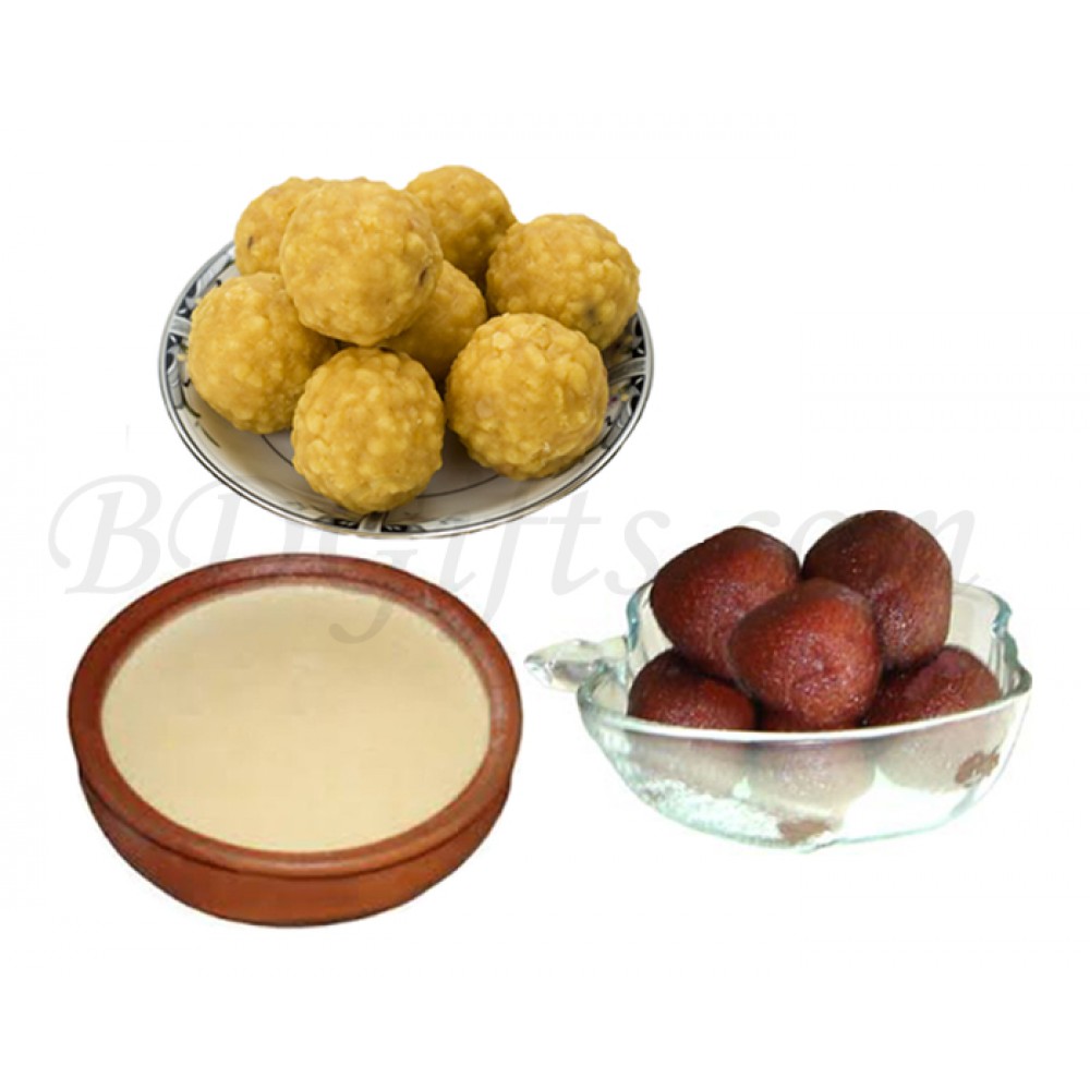 Bondi laddu, doi and kalojam