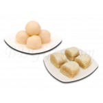 Roshogolla and khir toast