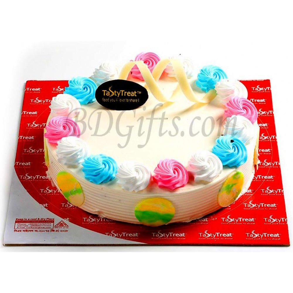 1 Kg Vanilla Round Cake