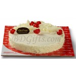 1 Kg White Forest Cake