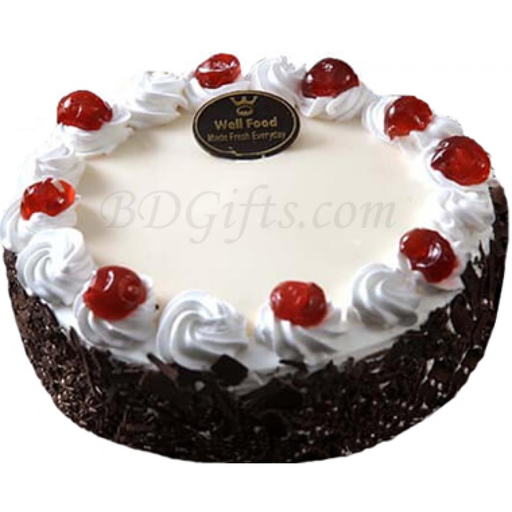2 pounds black forest round cake 