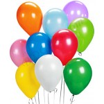 10 pieces multicolor latex balloons