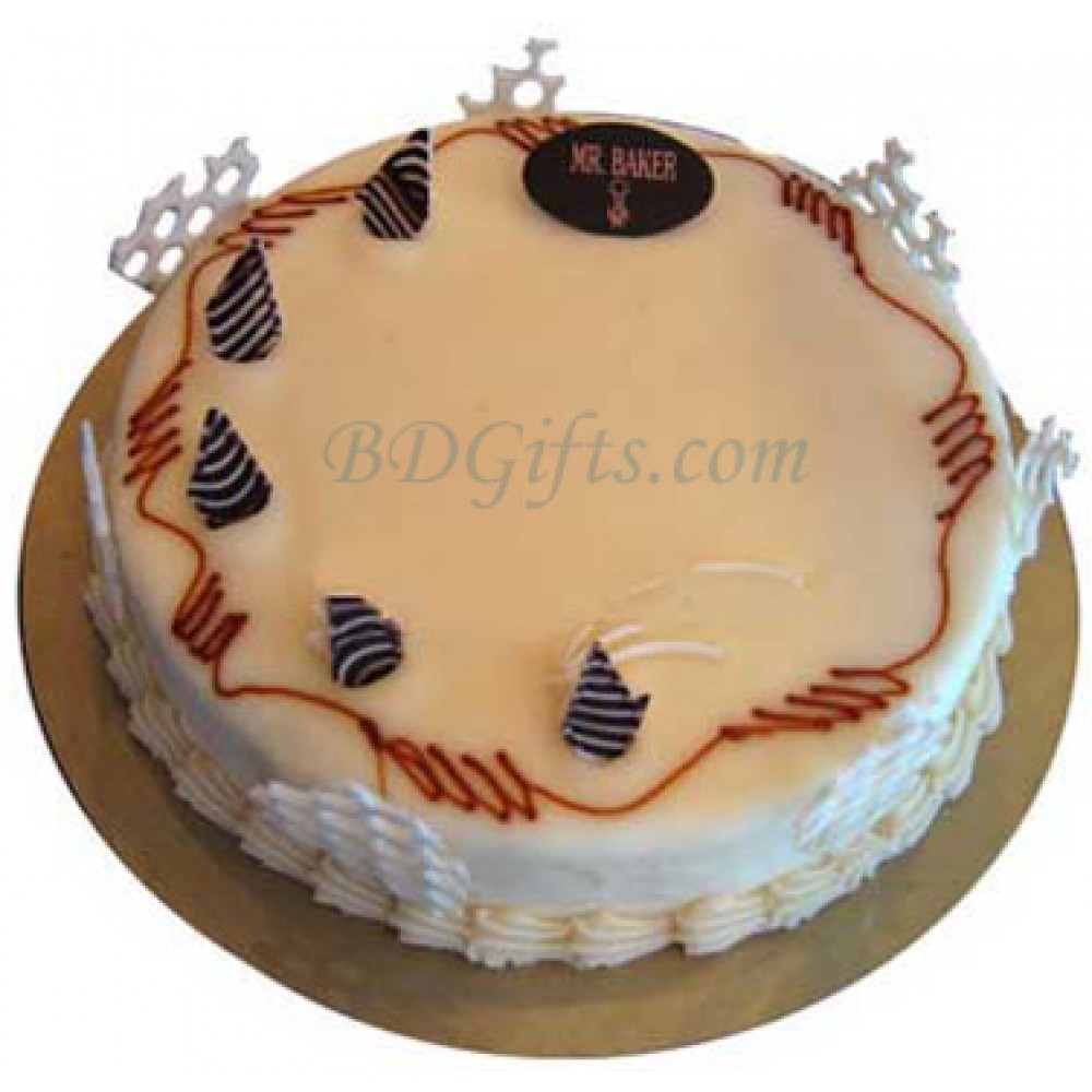 White Ganache Cake