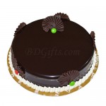 Half kg malted chocolate round cake