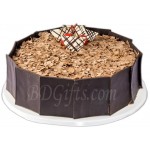 (09) Half Kg Chocolate lady cake