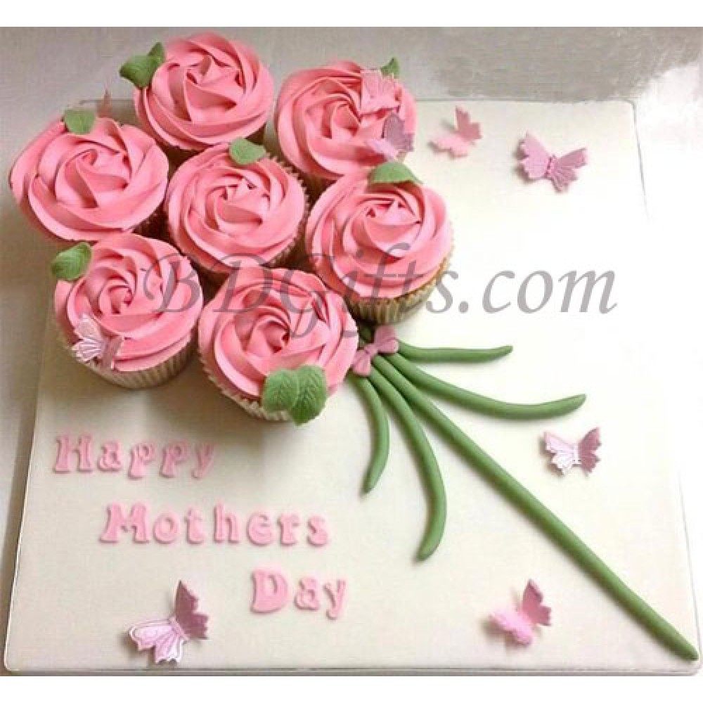 Mother's day cup cake
