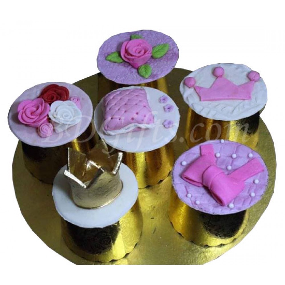 Cupcake for baby girl's