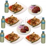 Fakruddin Chicken Biryani 5 ( Half Plate) W/ Jali Kabab, Borhani