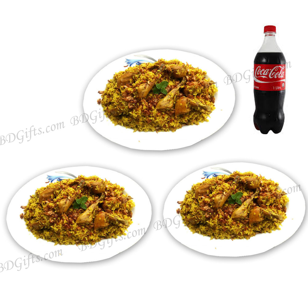 Chicken Khichuri W/ Cocacola-3 person