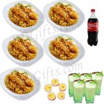 Chicken Biryani W/ Firni, Cocacola & Borhani- 5 Person