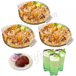 Chicken Biryani W/ Jali kabab & Borhani