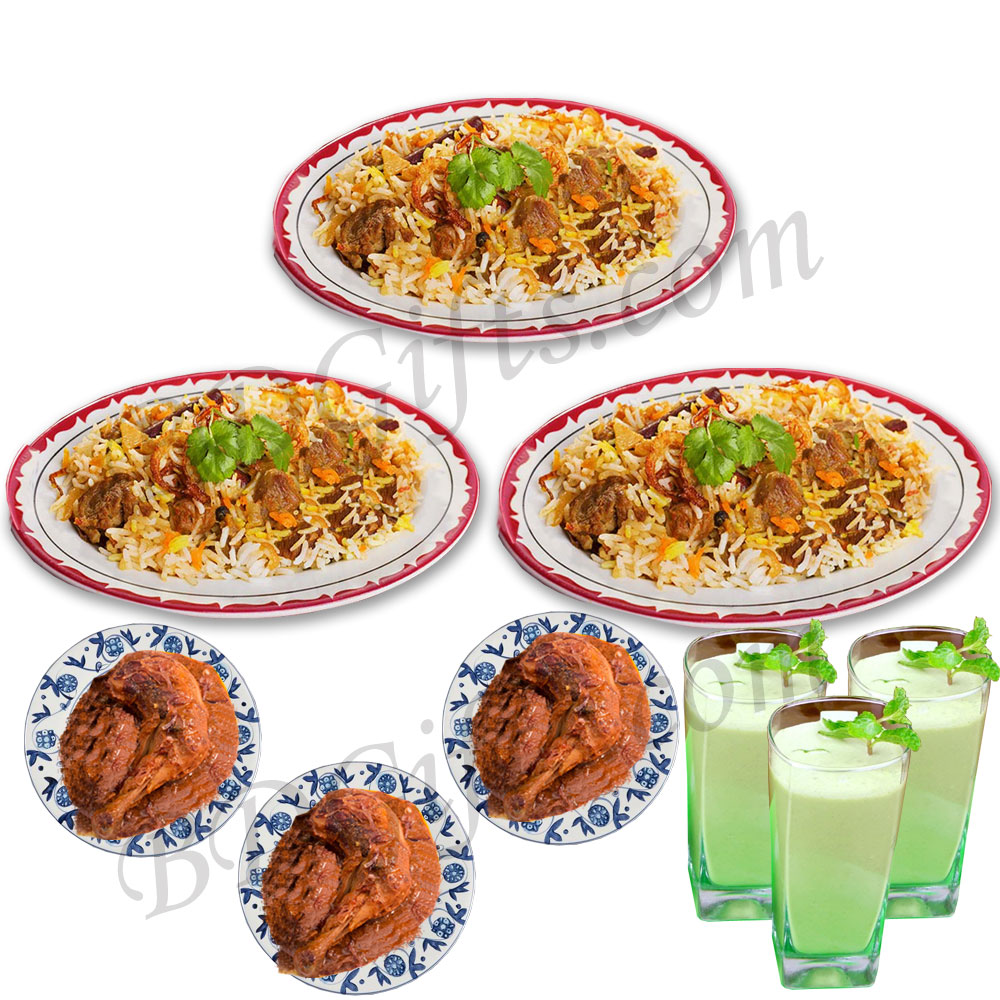 Star Kachchi biryani W/ Chiciken roast & Borhani