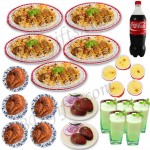 Star Kachchi Biryani W/ Chicken Roast, Jali Kabab, Firni, Borhani & Cocacola