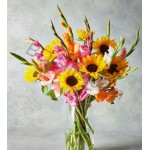 Lovely mix flowers in vase