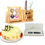 Pen Holder W/ cake & Pen 