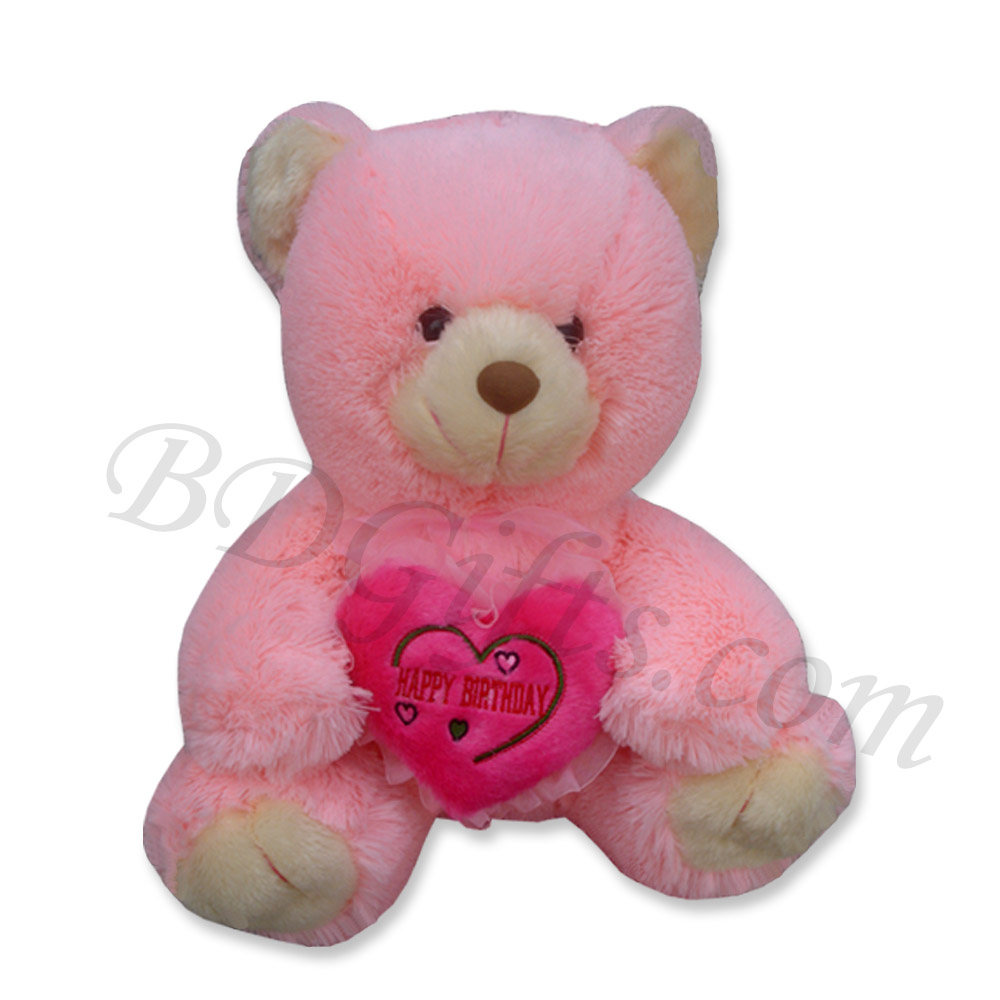 Teddy bear with heart shape