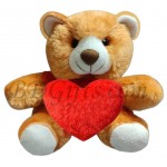Brown bear with heart