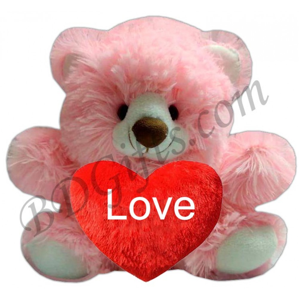 Pink love bear