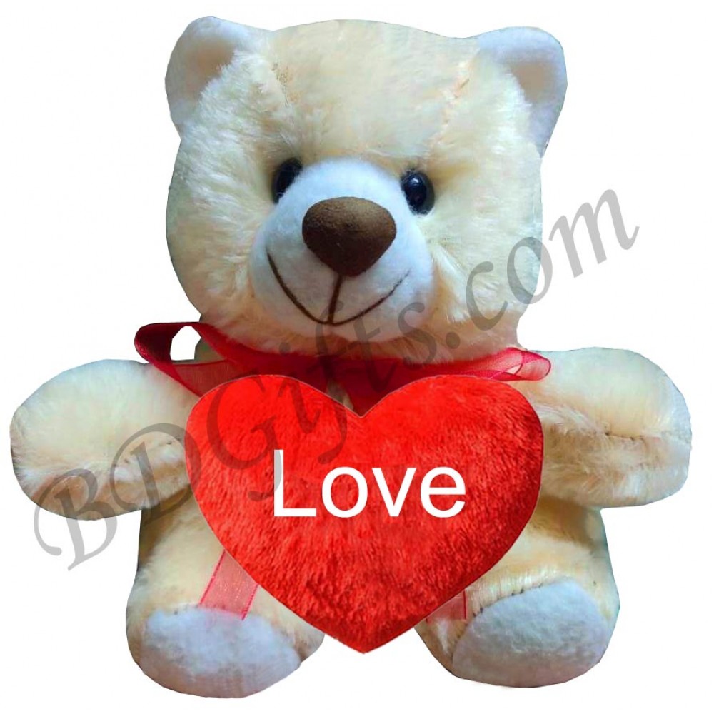 Fabulous off white love bear